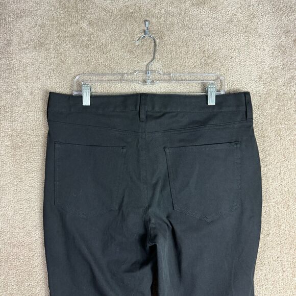 Everlane Tapered Pants Mens 34 x 30 Black Slim Fit Moisture Wicking Twill‎ NEW - Picture 10 of 13
